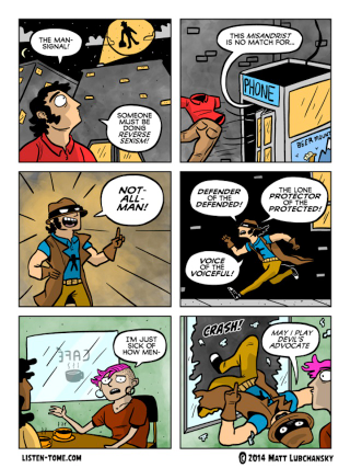 Illustration for article titled Your Guide to 'Not All Men,' the Best Meme on the Internet